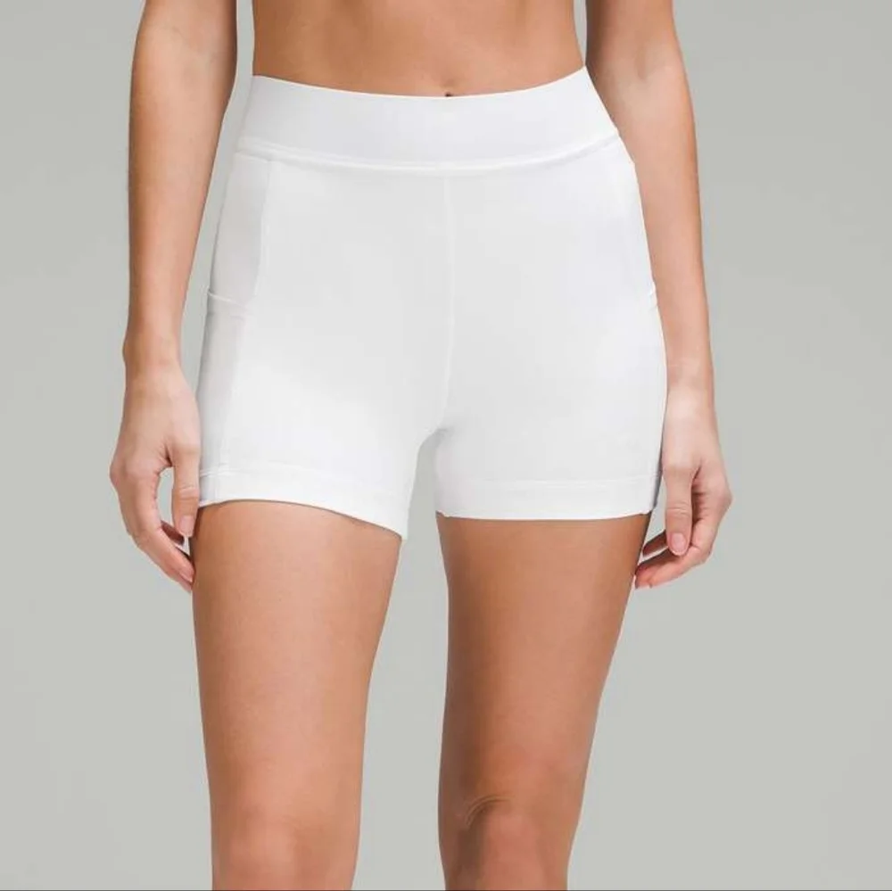 NWT Lululemon athletica White High-Rise Athletic Shorts